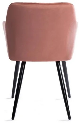SADA 2x Jedálenská stolička RICO ružová