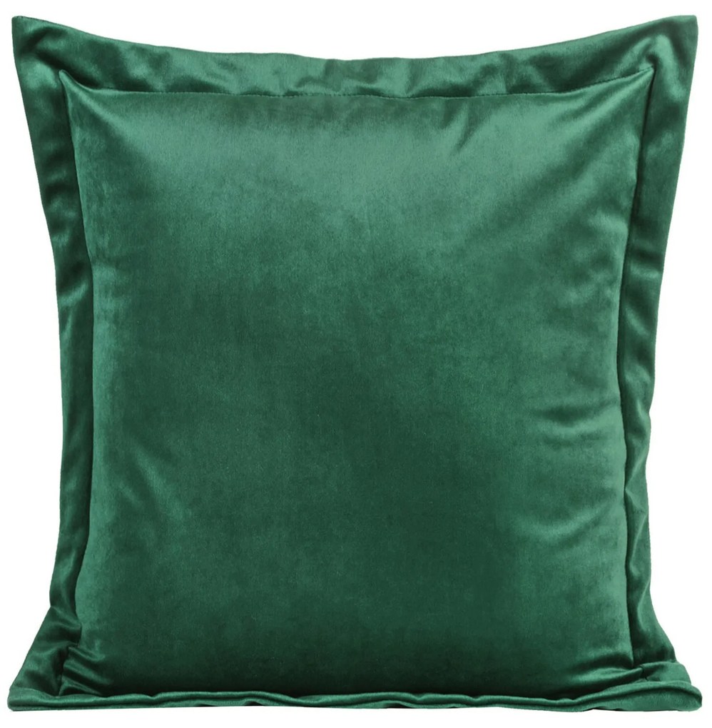 SADA DEKORAČNÝCH OBLIEČOK NA VANKÚŠ 2KS RIA SADA 2KS 45X45 CM TMAVOZELENÁ