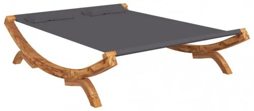 vidaXL Hojdacia sieť 165x188,5x46 cm masívny smrek antracitová-