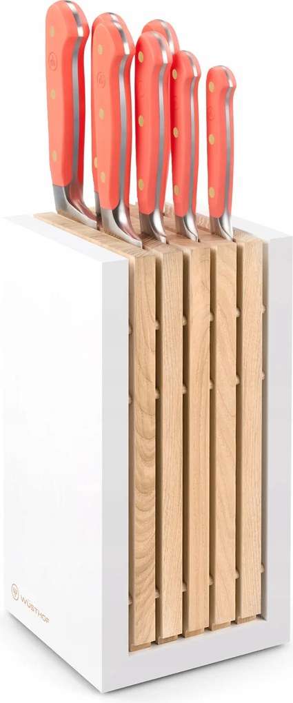 Wusthof Blok nožov so 7 prvkami broskyne Koralová broskyňa