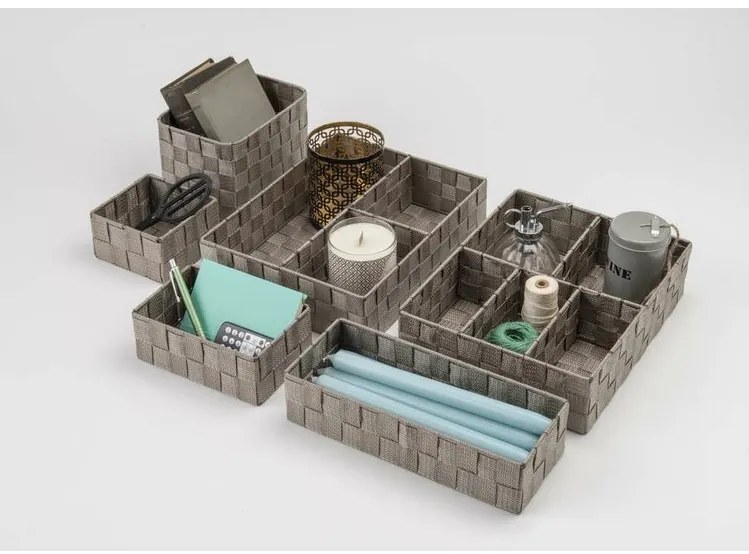 Úložný organizér Compactor TEX 30 x 12 x 7 cm, sivá
