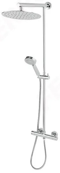 FERRO TREVI - sprchová sada, termostatická sprchová batéria a hlavica 30cm, chrómová, NP75-TRV7U