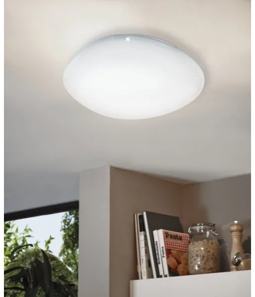 Eglo 98227 - stmievateľné stropné LED svietidlo SILERAS-A LED/24W/230V Ø45 cm + diaľkové ovládanie