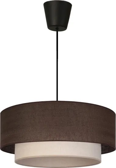 Brilagi - LED Luster na lanku BOHO ECO 1xE27/10W/230V pr. 40 cm hnedá/krémová