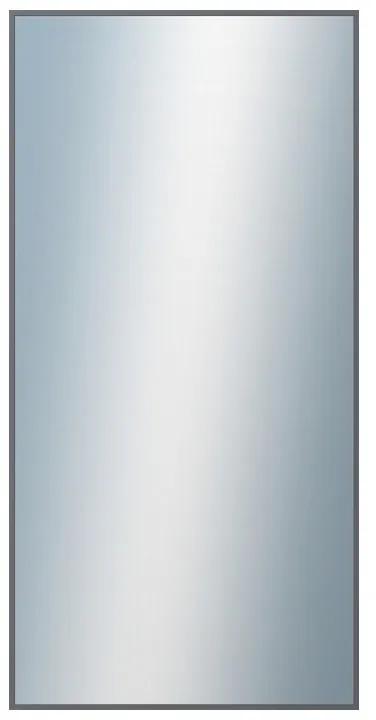 DANTIK - Zrkadlo v rámu, rozmer s rámom 60x120 cm z lišty Hliník platina (7003019)
