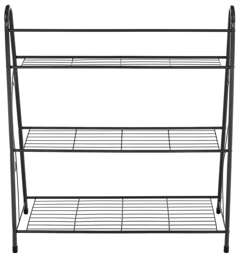 Kondela Regál, 3-policový, tmavosivá, VERUMA