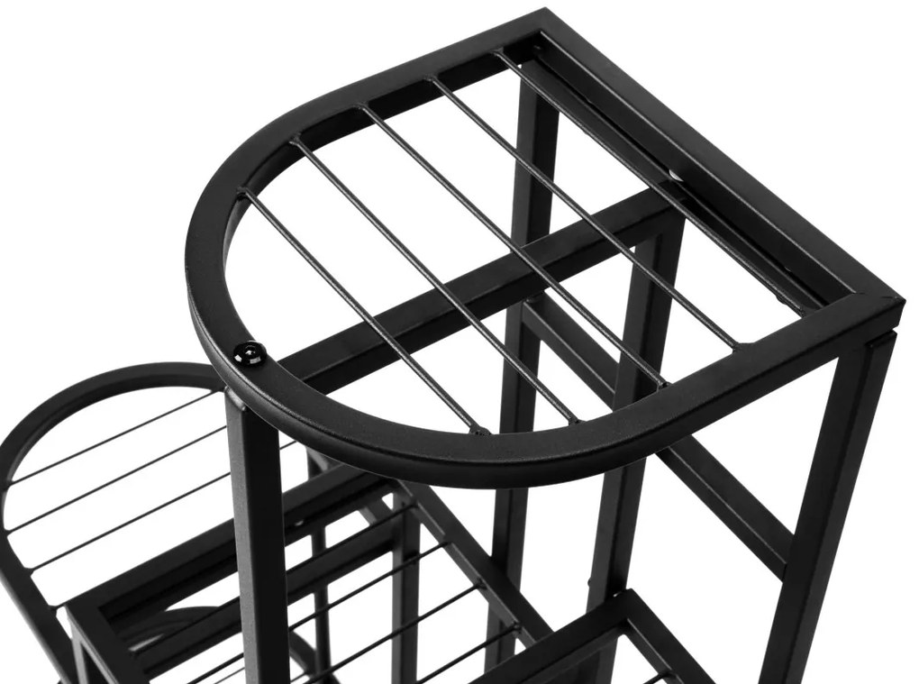 Kvetinový stojan STIGAN čierny