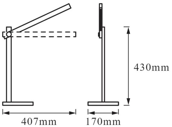 Osram - LED stmievateľná stolná lampa PANAN LED/7W/230V