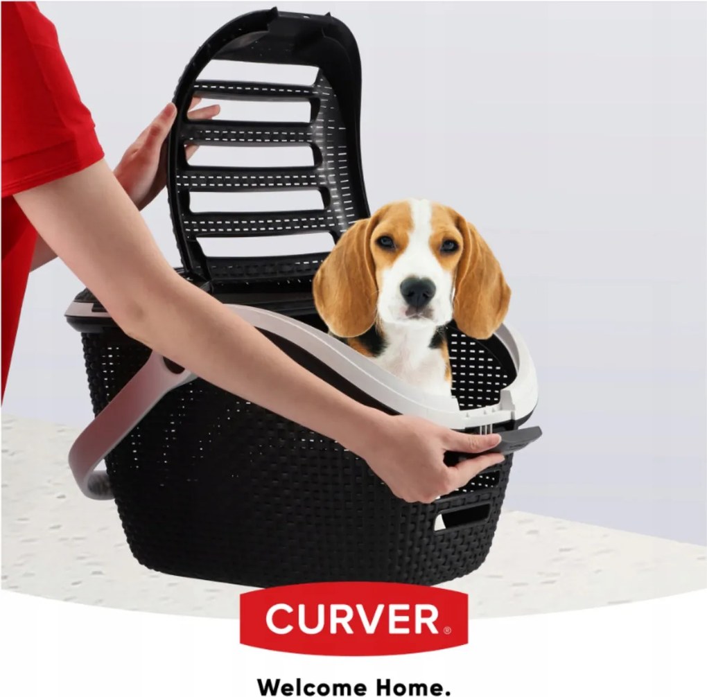 Curver Prepravka pre zvieratá, antracitová
