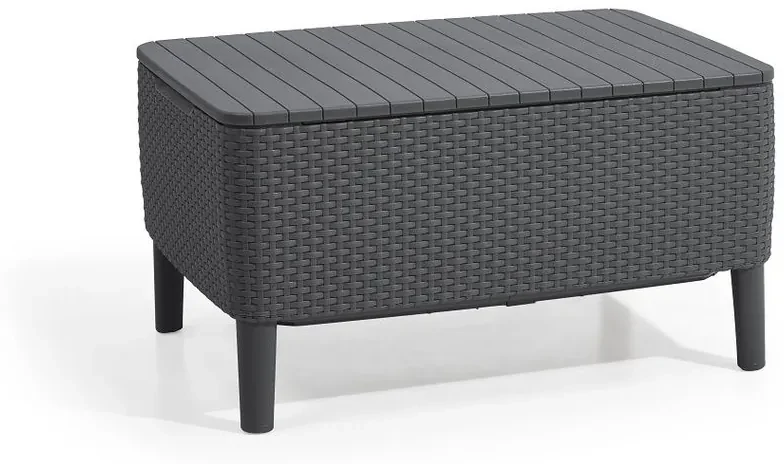 Allibert SALEMO 54579 Záhradný polyratanový set - grafit