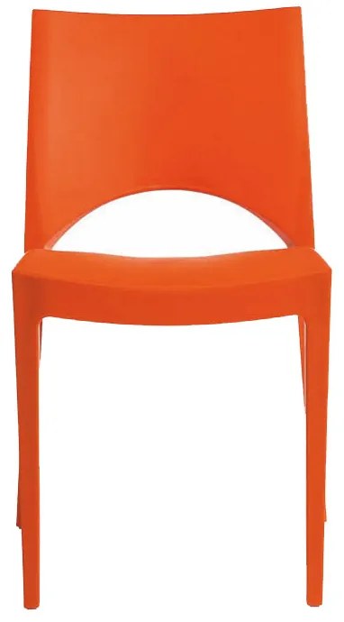 Stima Plastová stolička PARIS Vyberte odtieň ->: Arancio - Oranžová