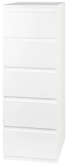 Livarno home Komoda Genf s 5 zásuvkami, biela  (850000442)