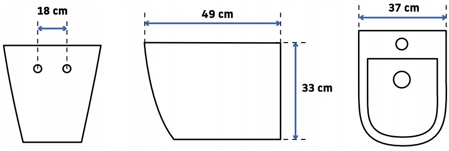 Závesné WC MAXMAX Rea Carlo mini RIMLESS + Duroplast sedátko flat - biele