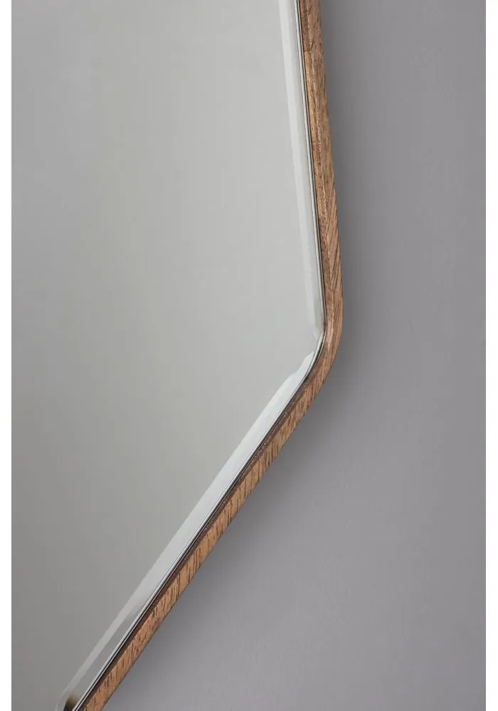 Nástenné zrkadlo s dreveným rámom 39,5x90 cm Basil – Dutchbone