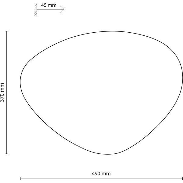Nástenné svietidlo STONE 3xG9/8W/230V 37x49 cm zelená