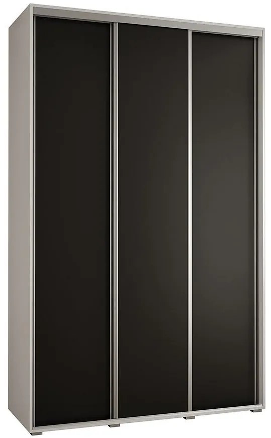 Skriňa 45 Canaris 1 150 biela/čierna/silver