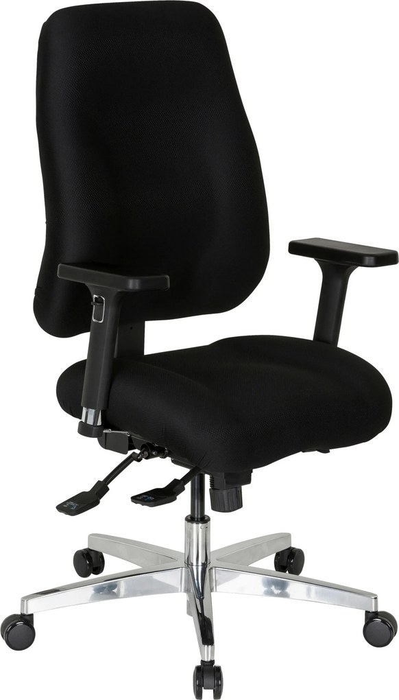 XXXLutz OTOČNÁ STOLIČKA, plochá tkanina, čierna MID.YOU - Online Only kancelárie - 001918069801