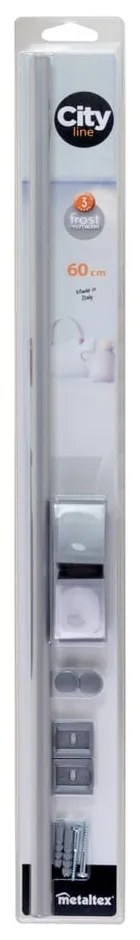 Nástenná oceľová tyč Metaltex Frost City, dĺžka 60 cm