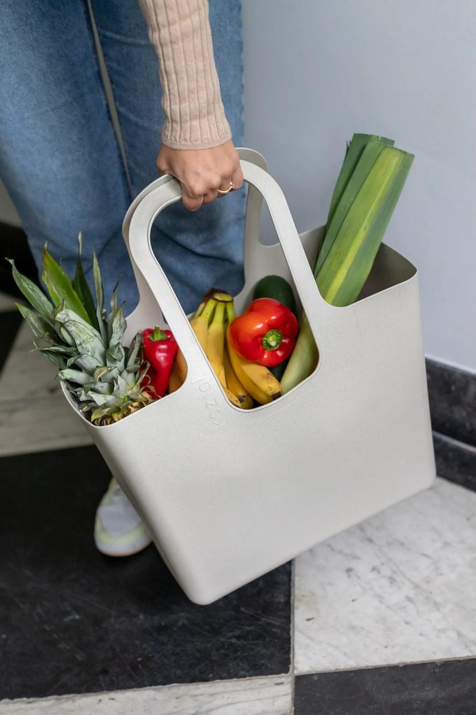 Taška Tasche Organic Nature XL sivá