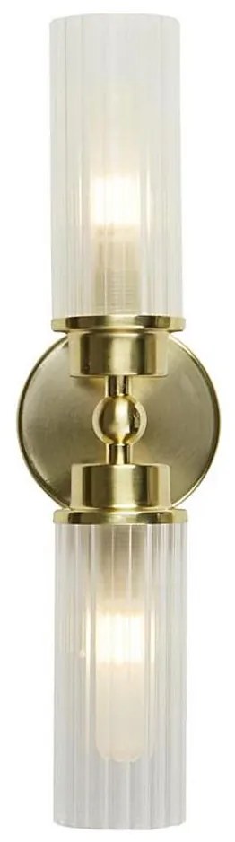 Searchlight 29982SB - Nástenné svietidlo IMPERIAL 2xG9/33W/230V mosadz