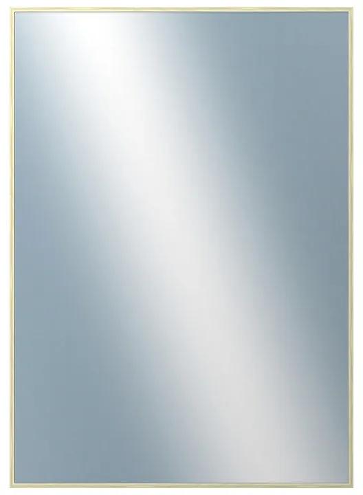 DANTIK - Zrkadlo v rámu, rozmer s rámom 50x70 cm z lišty Hliník zlatá lesklá (7001001)