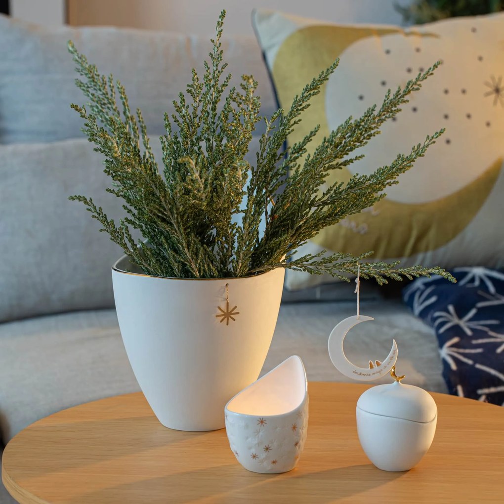 räder Porcelánový obal na kvetináč Star