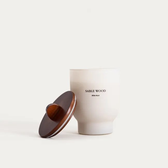 Sviečka SABLE WOOD White Musk 775208