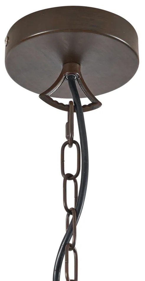 Klasický luster hrdzavo hnedý 5-svetiel - Giuseppe