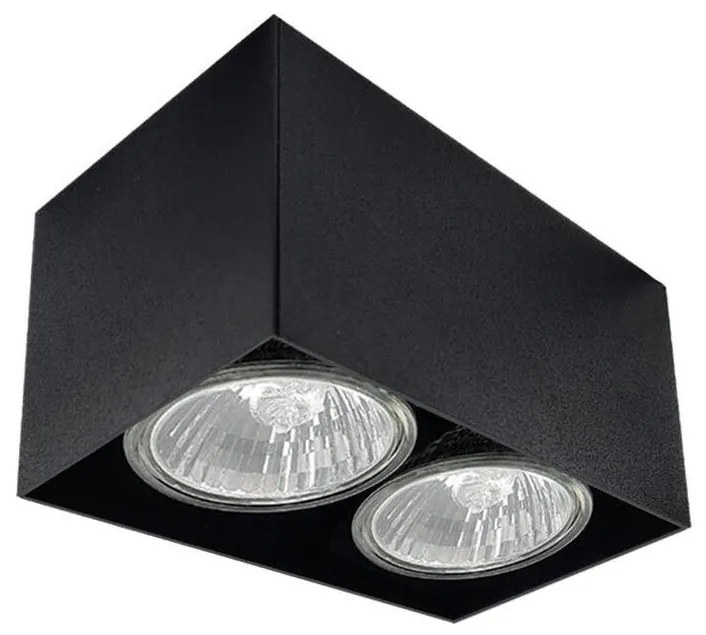 Brosline 1076 - Bodové svietidlo CAGE 2xGU10/10W/230V čierne