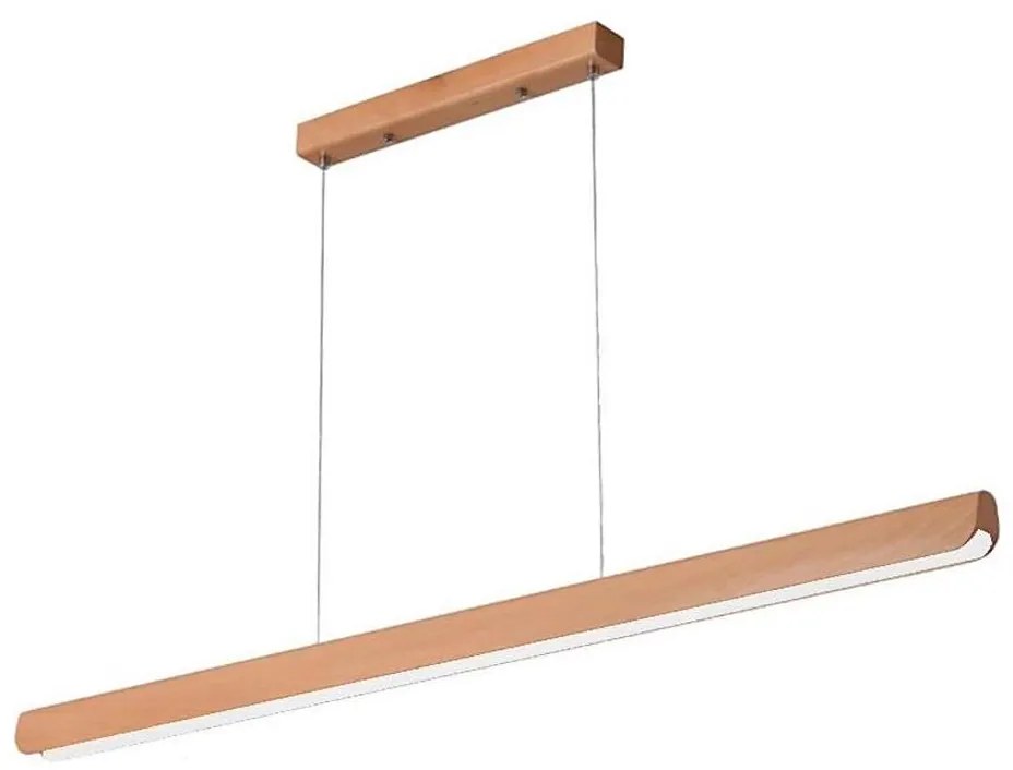 LED Luster na lanku LED/26W/230V 4000K 150 cm buk/masív