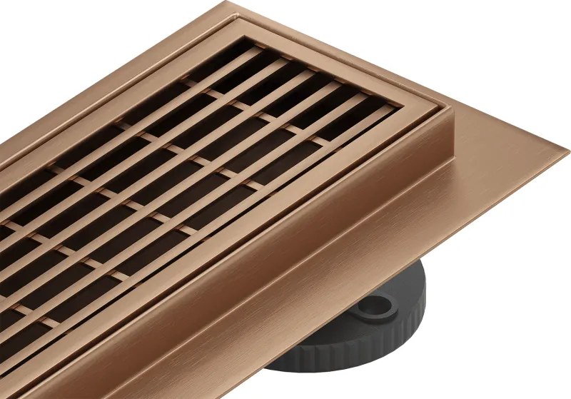 Mexen Flat 360° M33 sprchový žľab 50 cm, medená matná, 1C33050-40