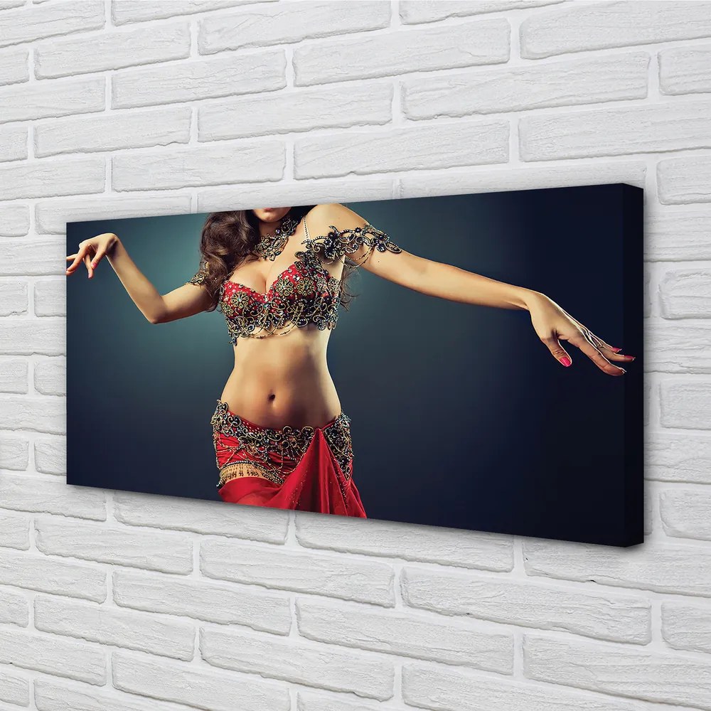 Obraz canvas žena tancuje 120x60 cm