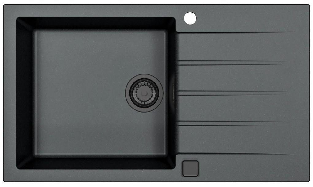 ALVEUS CZ CADIT 40 černý 91 - BLACK EDDITON + pop up sifon