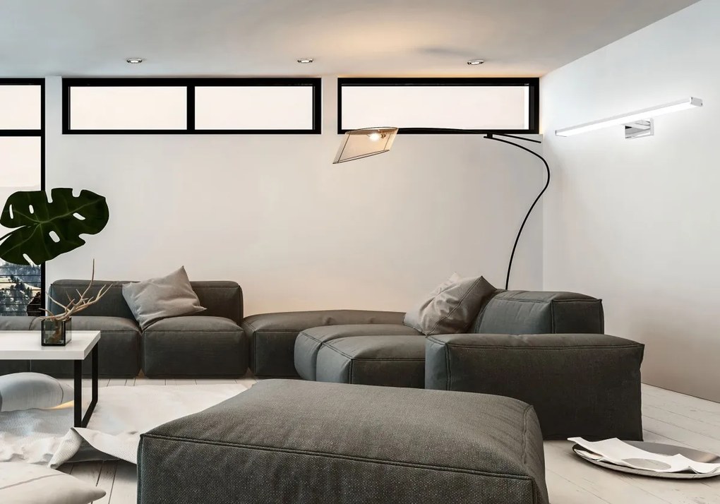 Kúpeľňové svietidlo LED 12W 60CM APP369-1W strieborné