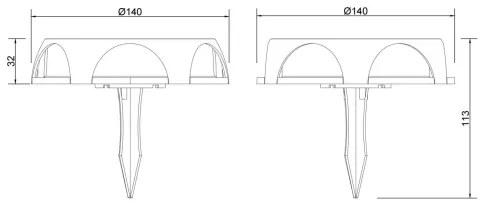 Globo 36506 - LED Solárne svietidlo LED/1,2W/3V IP65