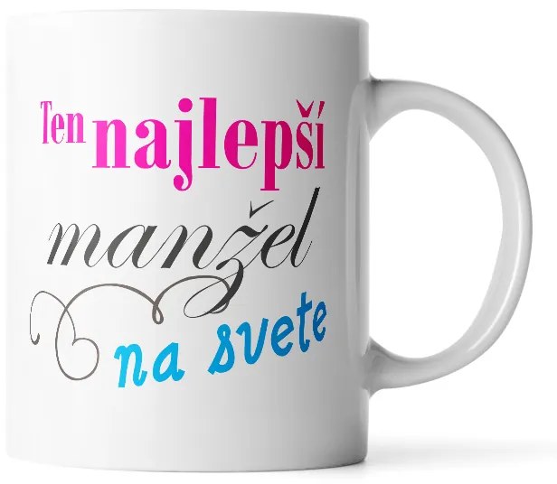 Sablio Hrnek Ten nejlepší manžel na světě - 200 ml - espresso