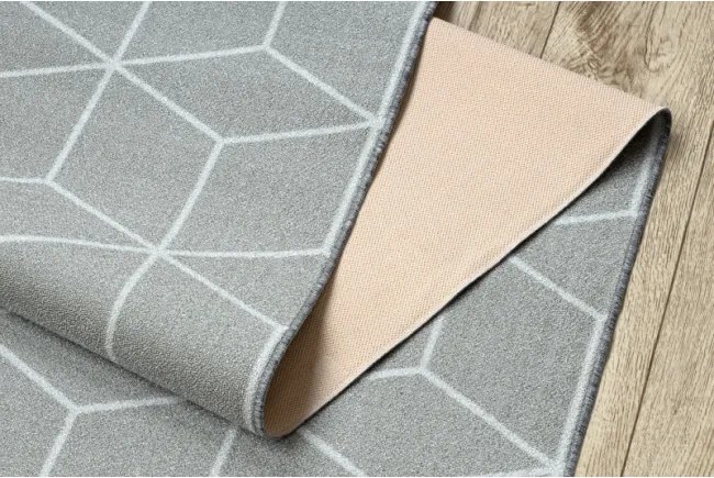 Protišmykový behúň CUBE kocka sivý - hotový rozmer