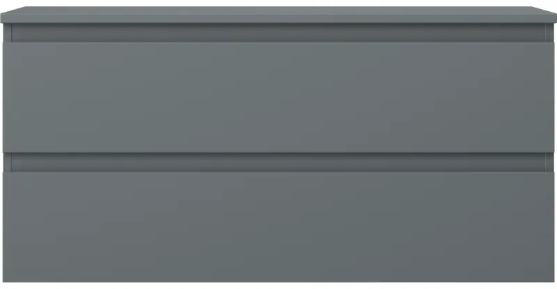 Mexen Orio, kúpeľňová skrinka 100 cm s hornou časťou, 2 zásuvky, grafitová matná, 91A10-10047-2-BFFC66