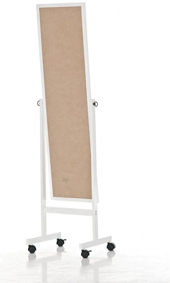 Stojace zrkadlo Yolanda - 150x45x30 - Biela