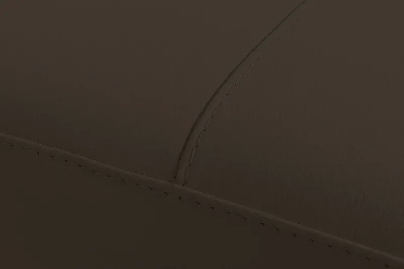 Kožený taburet LOREN II, hnedá (madras - 111 bark)