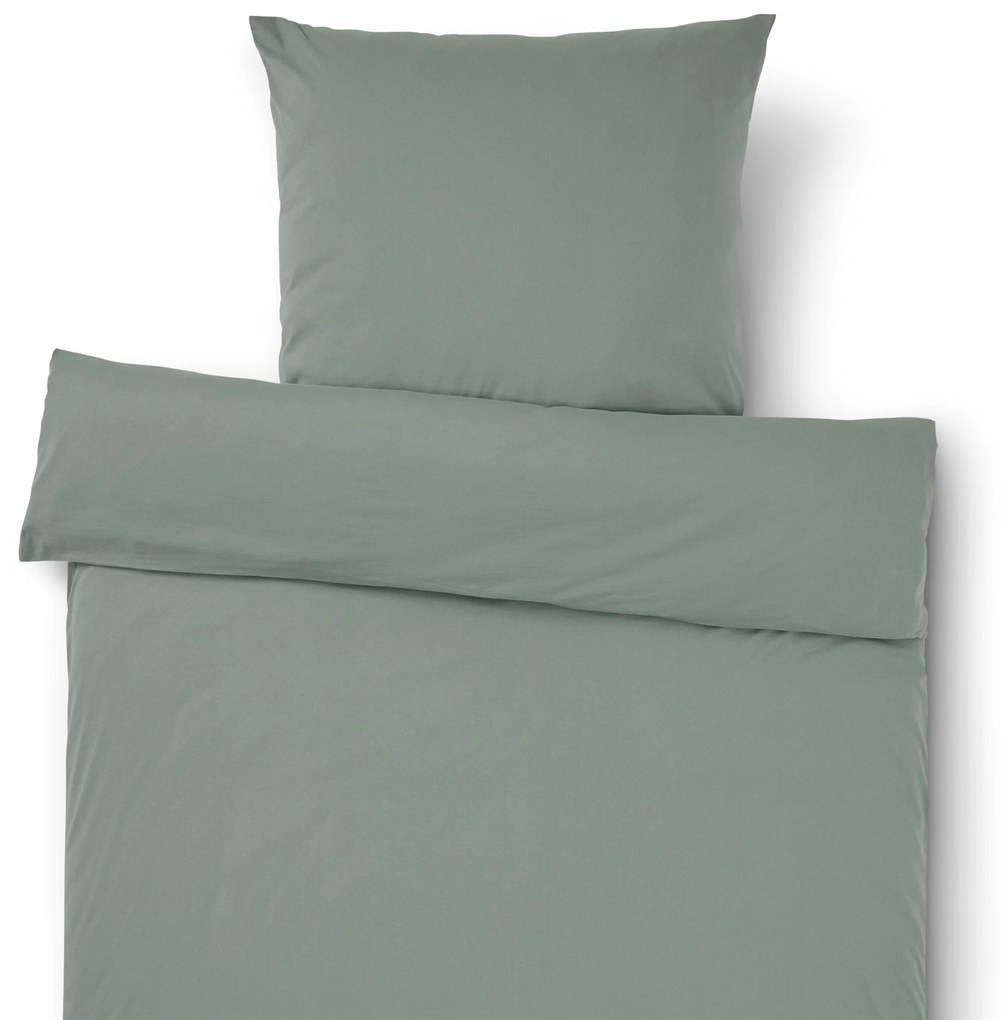 Džersejová posteľná bielizeň, zelená, štandardná veľkosť