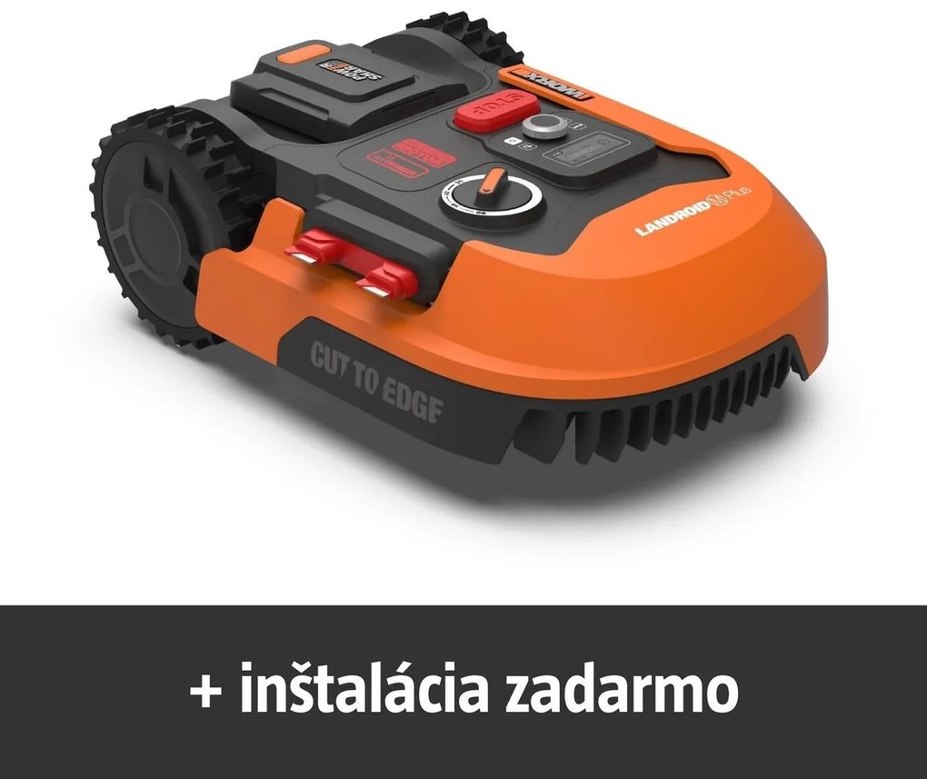 Worx Landroid Robotická kosačka M500 2.0, 20 V, 2 Ah, Li-ion, 1 akumulátor, šírka strihu: 18 cm