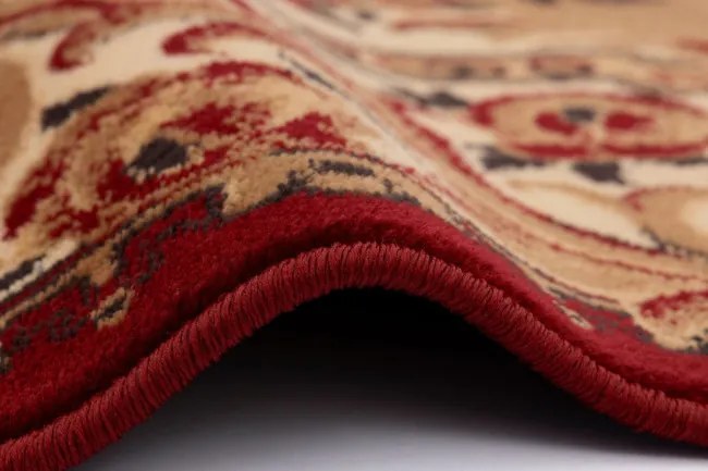 Koberec kráľovský bordový / béžový