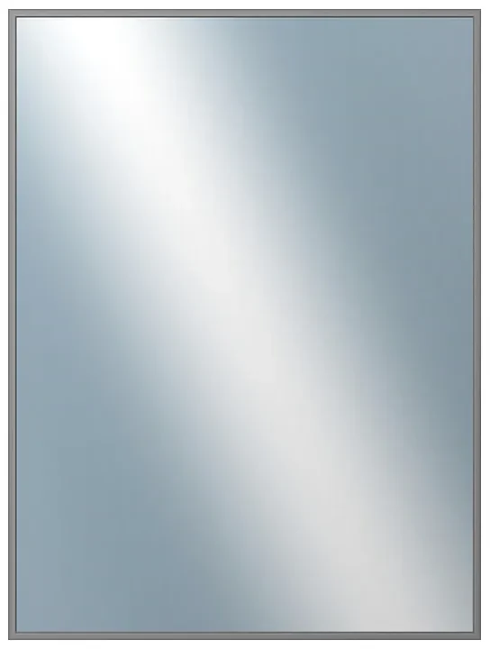 DANTIK - Zrkadlo v rámu, rozmer s rámom 60x80 cm z lišty Hliník platina (7269019)