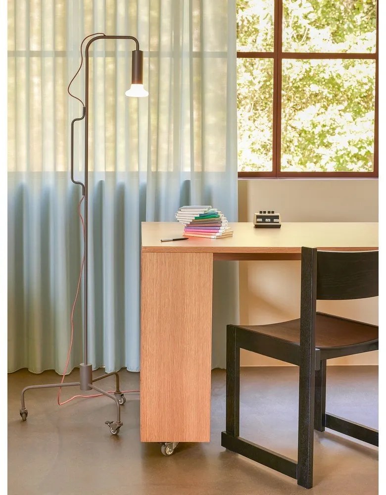 Hnedá stojacia lampa (výška 154 cm) Ido – Hübsch