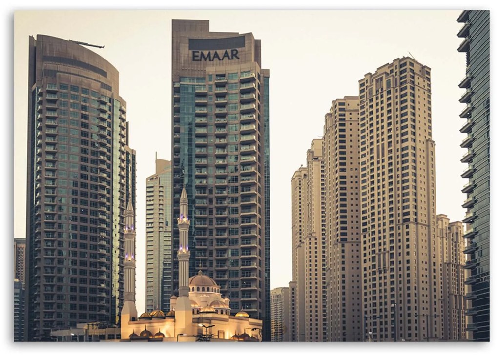 Gario Obraz na plátne Dubaj mrakodrapy Rozmery: 60 x 40 cm