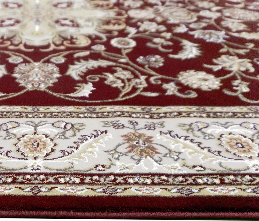 BE Koberec Shahrazad 4800 RED – červený béžový obdĺžnikový Rozmer: 280x370 cm
