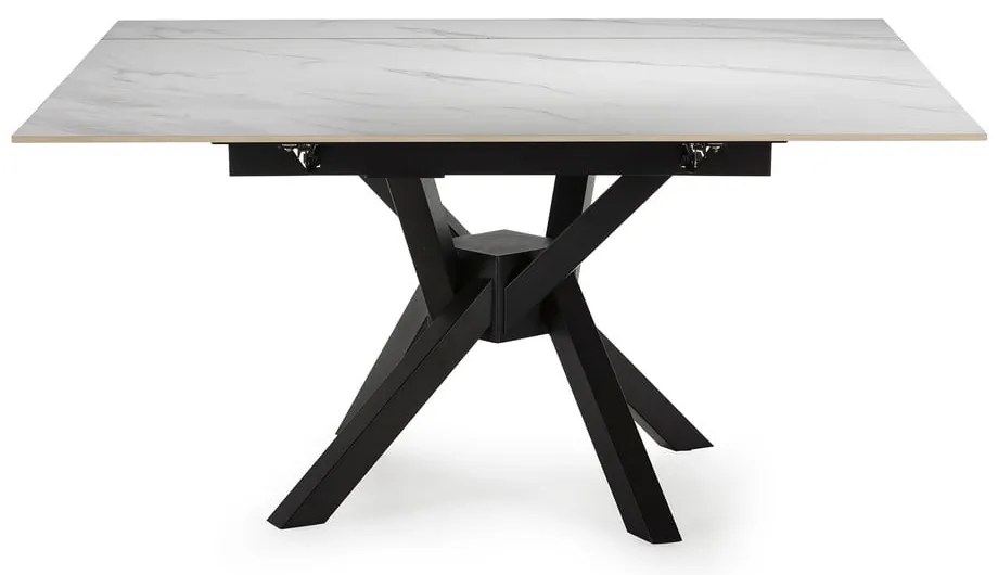 Rozkladací jedálenský stôl s prídavnou doskou s doskou z kameňa 90x150 cm Arlene – Marckeric