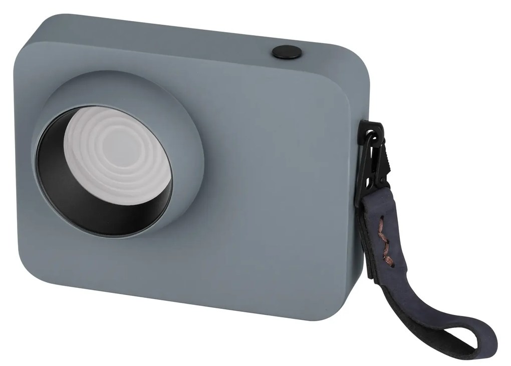 LED stmievateľná sívá stolná lampa Kedros 2