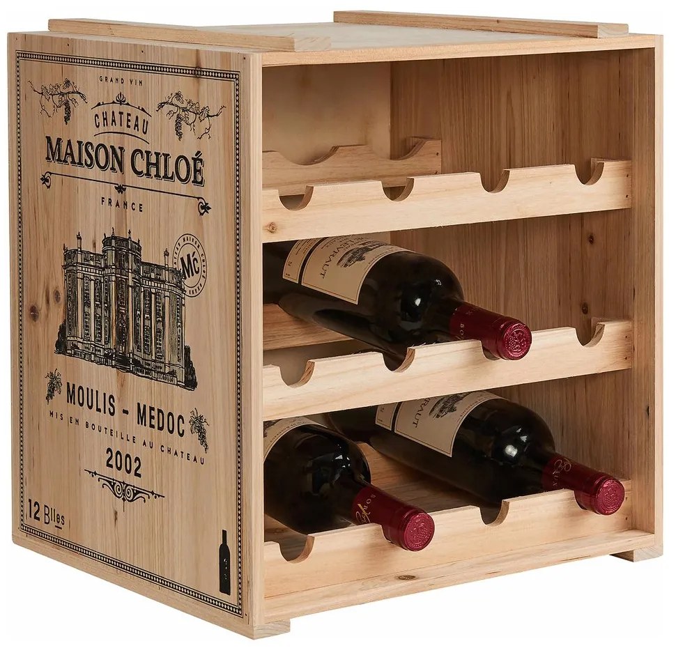 VINOTHEK Regál na víno - béžová